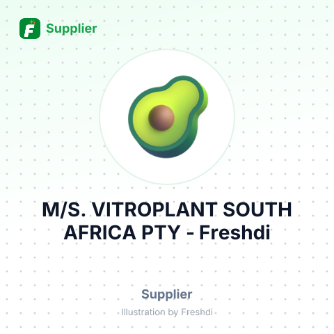 M/S. VITROPLANT SOUTH AFRICA PTY – summary card, no photo uploaded yet