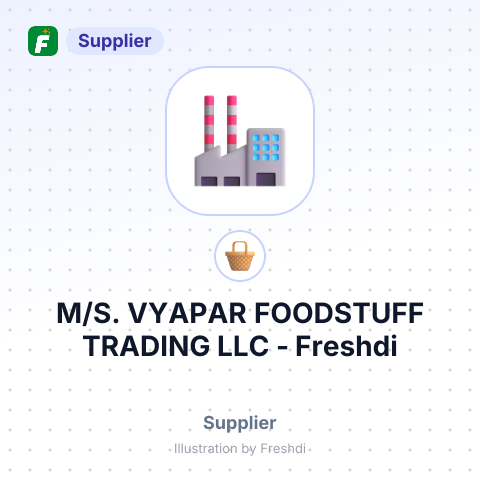 M/S. VYAPAR FOODSTUFF TRADING LLC – summary card, no photo uploaded yet