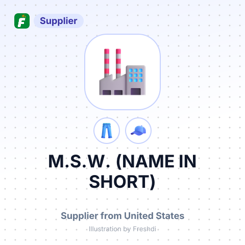 M.S.W. (NAME IN SHORT) – summary card, no photo uploaded yet