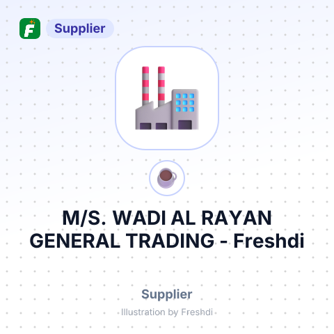 M/S. WADI AL RAYAN GENERAL TRADING – summary card, no photo uploaded yet