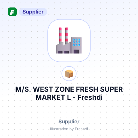 M/S. WEST ZONE FRESH SUPER MARKET L – summary card, no photo uploaded yet