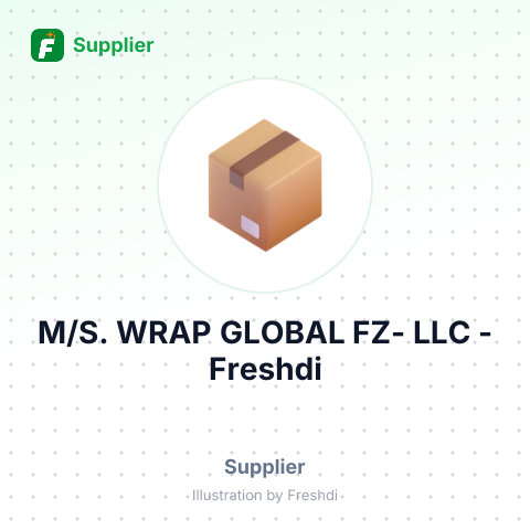 M/S. WRAP GLOBAL FZ- LLC – summary card, no photo uploaded yet