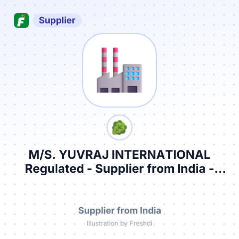 M/S. YUVRAJ INTERNATIONAL Regulated – summary card, no photo uploaded yet