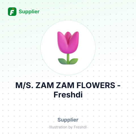 M/S. ZAM ZAM FLOWERS – summary card, no photo uploaded yet