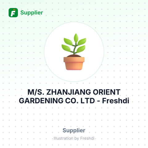 M/S. ZHANJIANG ORIENT GARDENING CO. LTD – summary card, no photo uploaded yet