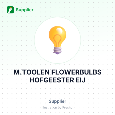 M.TOOLEN FLOWERBULBS HOFGEESTER EIJ – summary card, no photo uploaded yet
