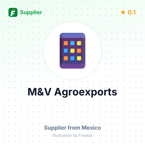 M&V Agroexports  – summary card, no photo uploaded yet