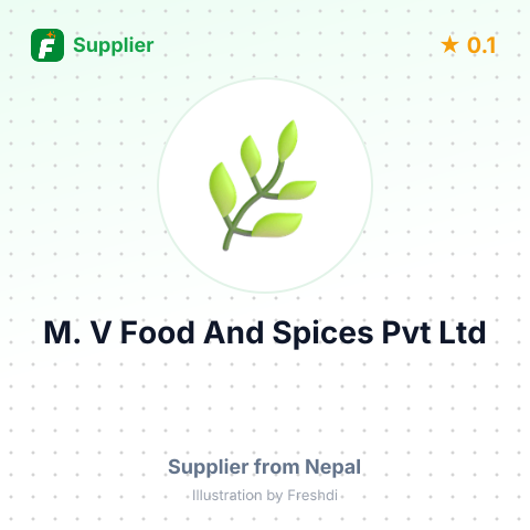M. V Food And Spices Pvt Ltd  – summary card, no photo uploaded yet