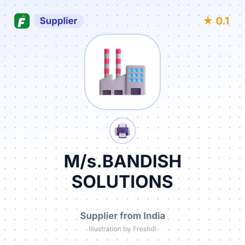 M/s.BANDISH SOLUTIONS – summary card, no photo uploaded yet