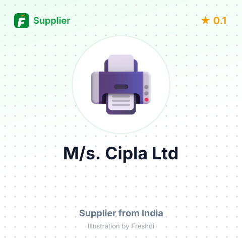 M/s. Cipla Ltd – summary card, no photo uploaded yet