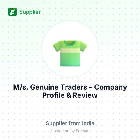 M/s. Genuine Traders – summary card, no photo uploaded yet