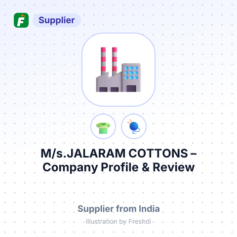 M/s.JALARAM COTTONS – summary card, no photo uploaded yet