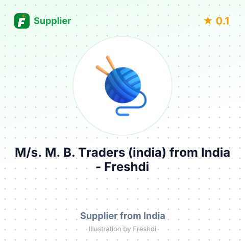 M/s. M. B. Traders (india)  – summary card, no photo uploaded yet