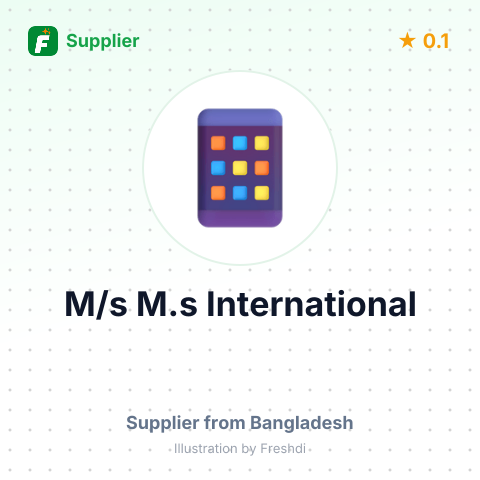 M/s M.s International  – summary card, no photo uploaded yet