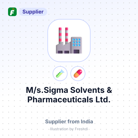 M/s.Sigma Solvents & Pharmaceuticals Ltd., – summary card, no photo uploaded yet