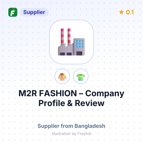M2R FASHION – summary card, no photo uploaded yet