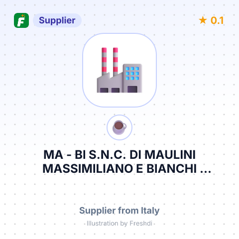MA - BI S.N.C. DI MAULINI MASSIMILIANO E BIANCHI ROBERTO – summary card, no photo uploaded yet