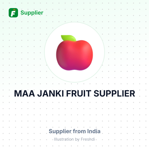 MAA JANKI FRUIT SUPPLIER – summary card, no photo uploaded yet