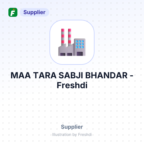 MAA TARA SABJI BHANDAR – summary card, no photo uploaded yet