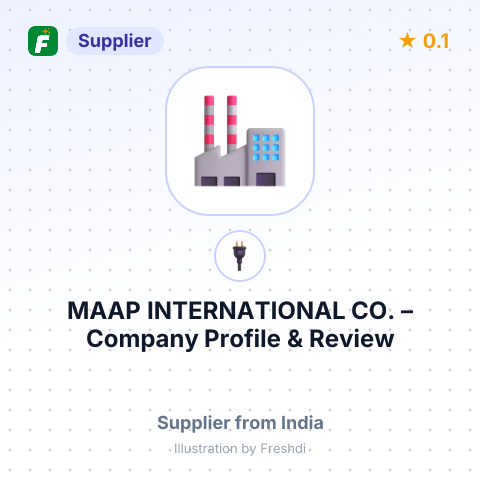 MAAP INTERNATIONAL CO. – summary card, no photo uploaded yet