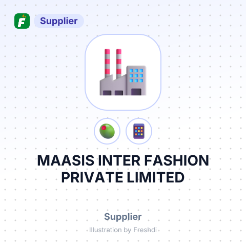 MAASIS INTER FASHION PRIVATE LIMITED – summary card, no photo uploaded yet