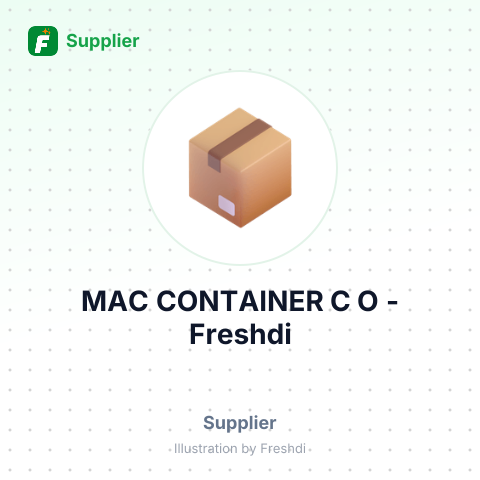 MAC CONTAINER C O – summary card, no photo uploaded yet