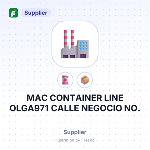 MAC CONTAINER LINE OLGA971 CALLE NEGOCIO NO. – summary card, no photo uploaded yet