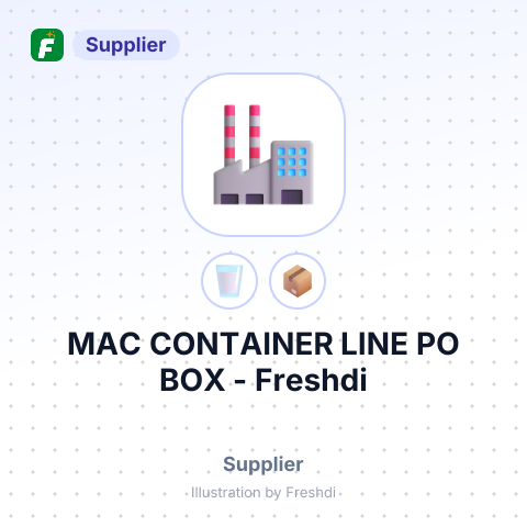 MAC CONTAINER LINE PO BOX – summary card, no photo uploaded yet