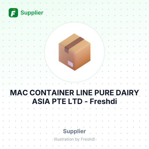MAC CONTAINER LINE PURE DAIRY ASIA PTE LTD – summary card, no photo uploaded yet