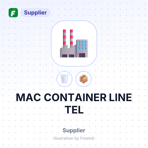 MAC CONTAINER LINE TEL – summary card, no photo uploaded yet