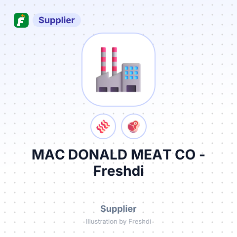 MAC DONALD MEAT CO – summary card, no photo uploaded yet