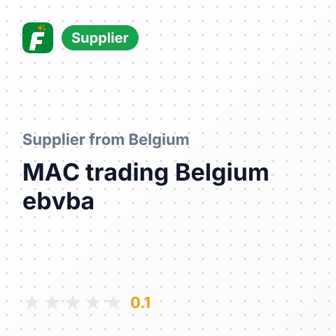 MAC trading Belgium ebvba – summary card, no photo uploaded yet