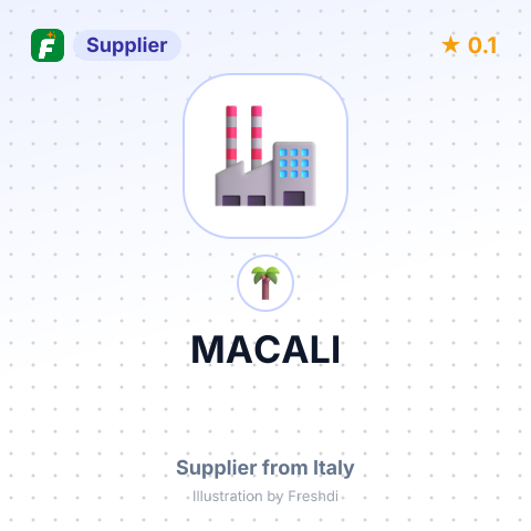MACALI – summary card, no photo uploaded yet