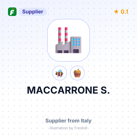 MACCARRONE S. – summary card, no photo uploaded yet