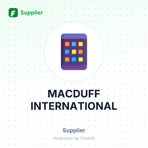 MACDUFF INTERNATIONAL – summary card, no photo uploaded yet