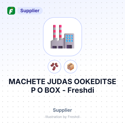 MACHETE JUDAS OOKEDITSE P O BOX – summary card, no photo uploaded yet