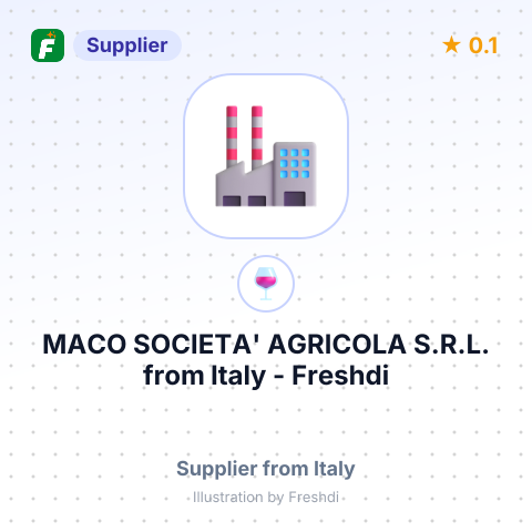 MACO SOCIETA' AGRICOLA S.R.L. – summary card, no photo uploaded yet