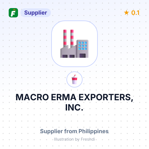 MACRO ERMA EXPORTERS, INC. – summary card, no photo uploaded yet