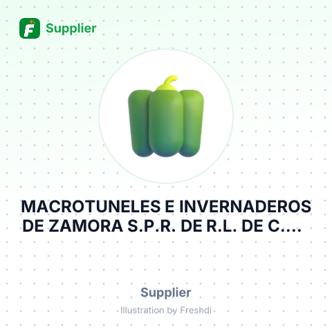 MACROTUNELES E INVERNADEROS DE ZAMORA S.P.R. DE R.L. DE C.V – summary card, no photo uploaded yet