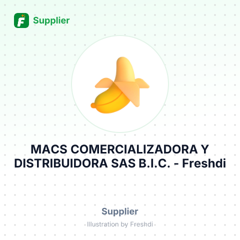 MACS COMERCIALIZADORA Y DISTRIBUIDORA SAS B.I.C. – summary card, no photo uploaded yet