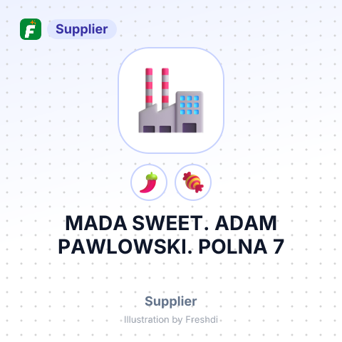 MADA SWEET. ADAM PAWLOWSKI. POLNA 7 – summary card, no photo uploaded yet