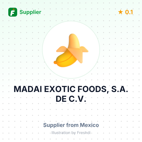 MADAI EXOTIC FOODS, S.A. DE C.V. – summary card, no photo uploaded yet