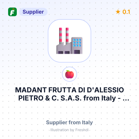 MADANT FRUTTA DI D'ALESSIO PIETRO & C. S.A.S. – summary card, no photo uploaded yet
