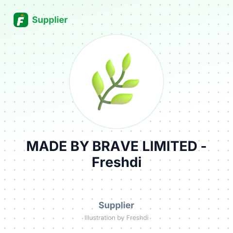 MADE BY BRAVE LIMITED – summary card, no photo uploaded yet