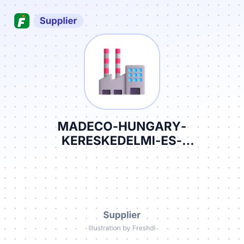 MADECO HUNGARY KERESKEDELMI ES SZOLGALTATO KORLATOLT FELELOSSEGU TARSASAG – summary card, no photo uploaded yet