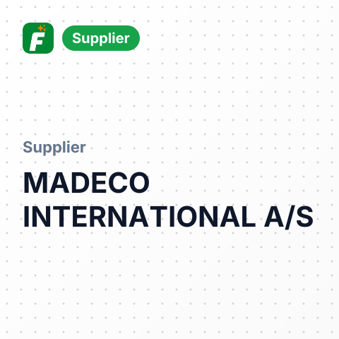 MADECO INTERNATIONAL A/S – summary card, no photo uploaded yet