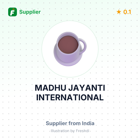 MADHU JAYANTI INTERNATIONAL – summary card, no photo uploaded yet