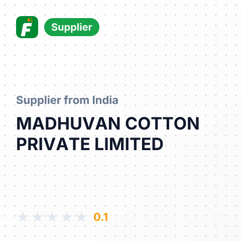MADHUVAN COTTON PRIVATE LIMITED – summary card, no photo uploaded yet