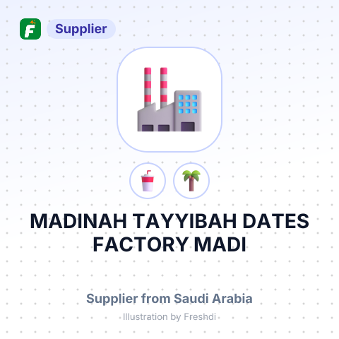 MADINAH TAYYIBAH DATES FACTORY MADI – summary card, no photo uploaded yet