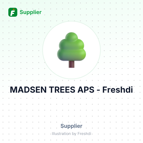 MADSEN TREES APS – summary card, no photo uploaded yet